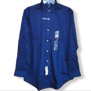 CROFT & BARROW Blue Classic Dress Shirt